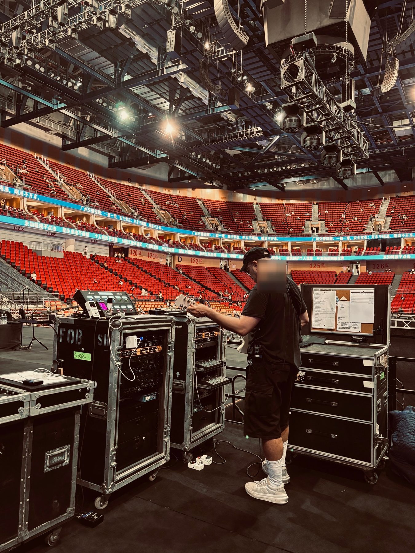 Venue operations table and production notes
